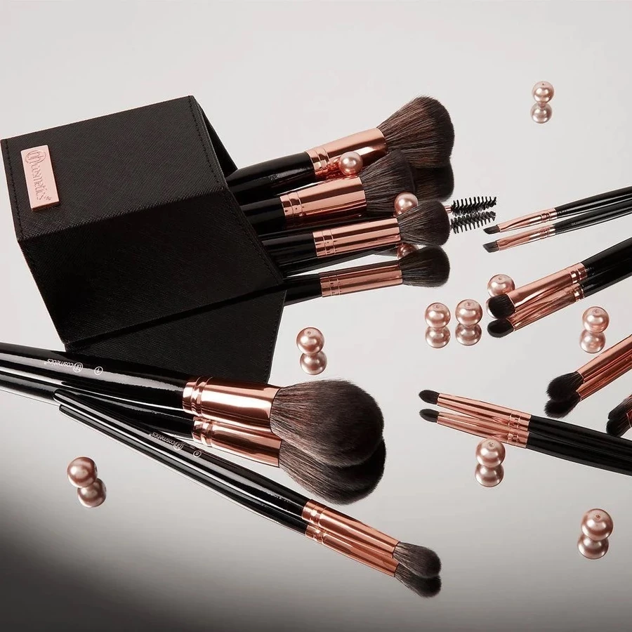 Bộ Cọ Trang Điểm 13 Cây BH COSMETICS Signature Rose Gold BHBO12